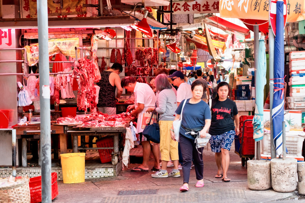 china wet market