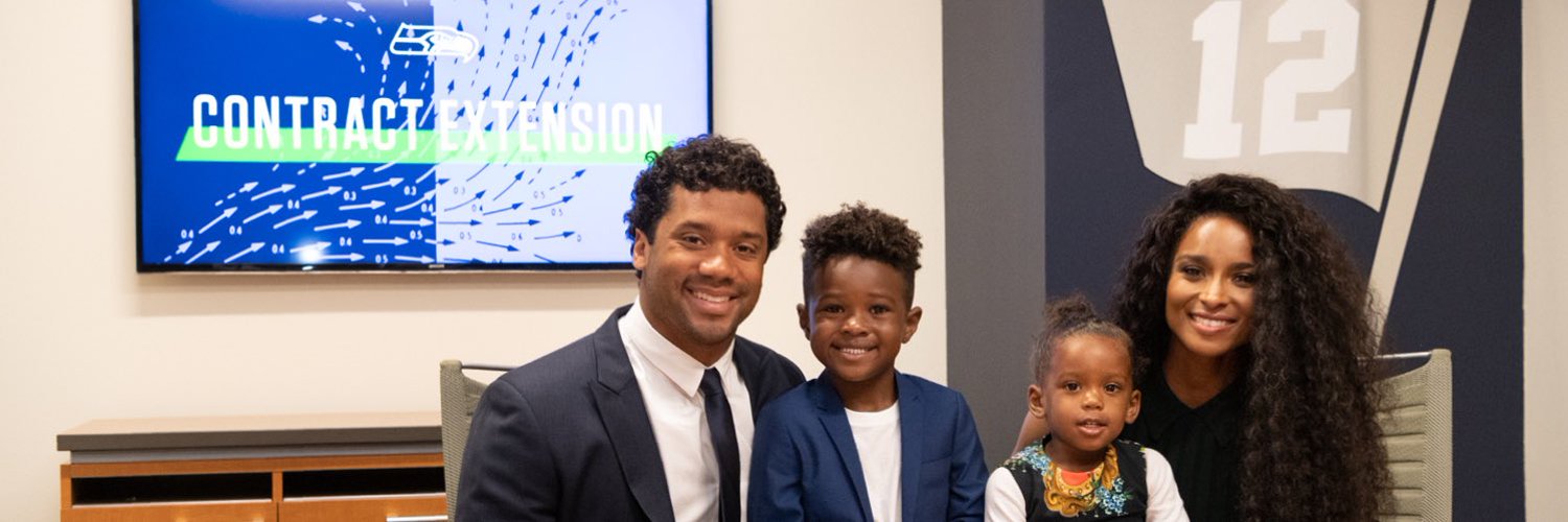 Russell Wislon and Ciara