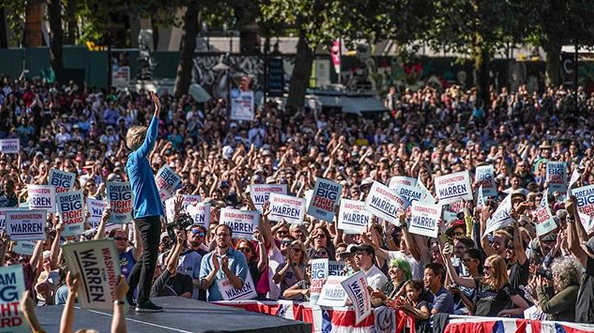 Sen. Elizabeth Warren on campaign trail