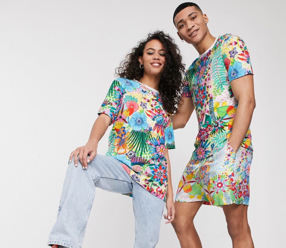 Models wearing ASOS Made In Kenya