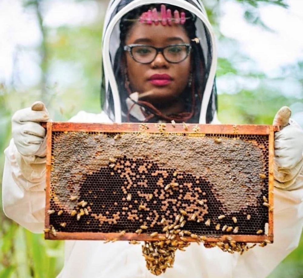 Samantha Foxx, owner of Mother's Finest Urban Farm