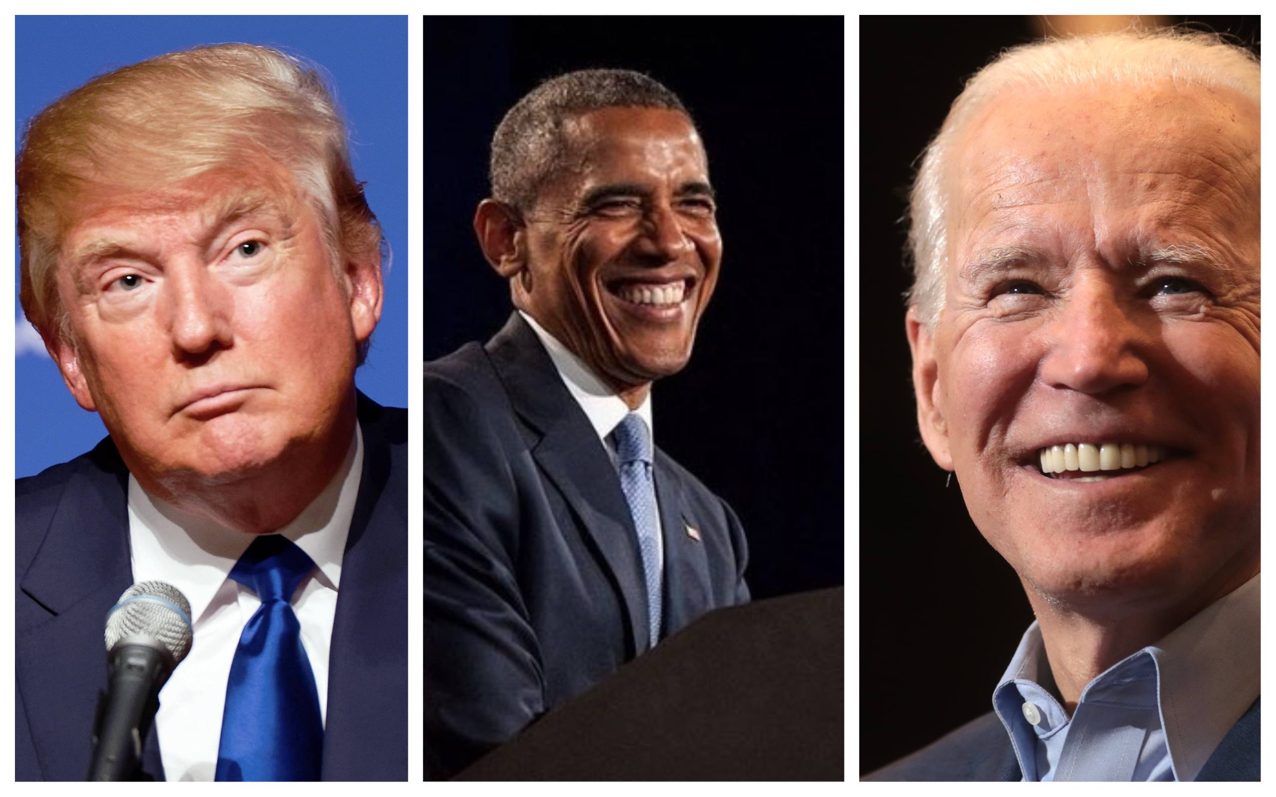 Trump Obama Biden