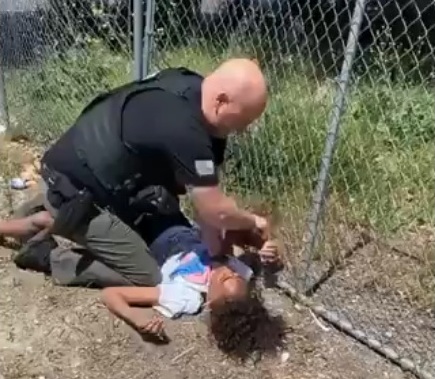 California cop and unarmed black teen