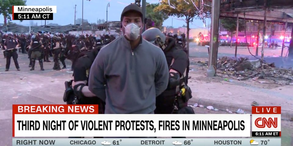 Black CNN reporter arrested