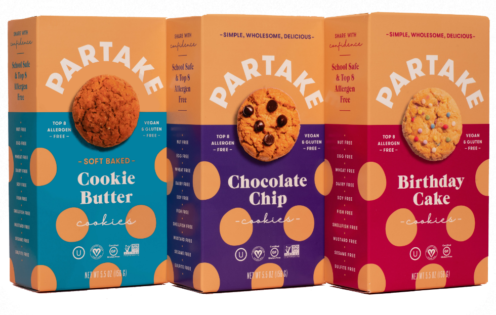 Partake Foods vegan cookies