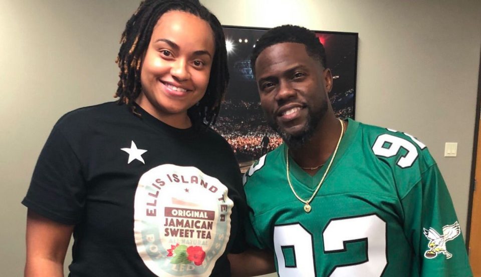 Nailah Ellis and Kevin Hart