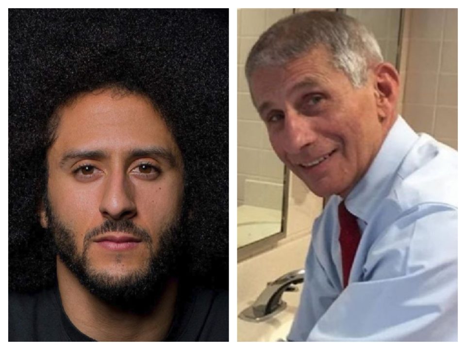 Colin Kaepernick and Dr. Anthony Fauci