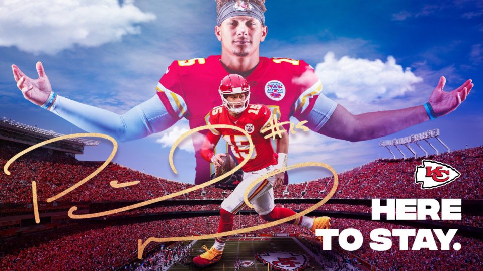 NFL quarterback Patrick Mahomes