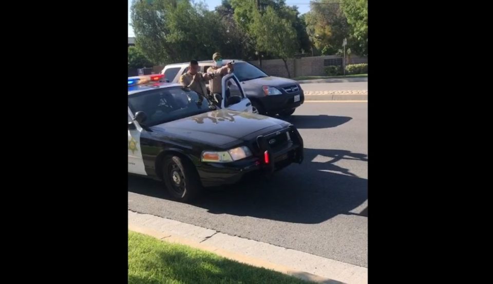 LAPD Los Angeles Police Officers black teenagers