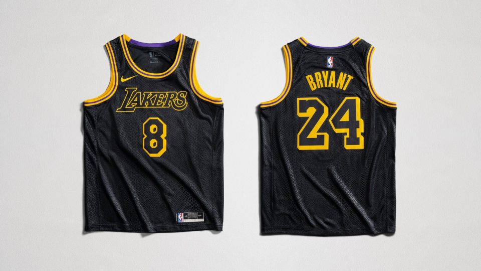 Black Mamba Los Angeles Lakers jerseys