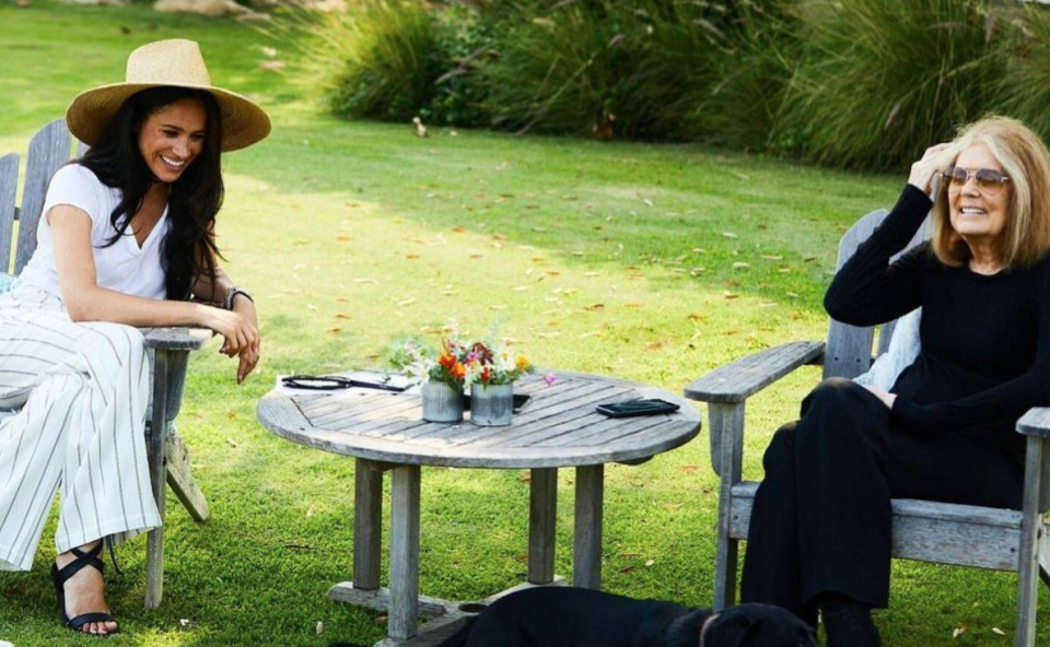 Meghan Markle and Gloria Steinem
