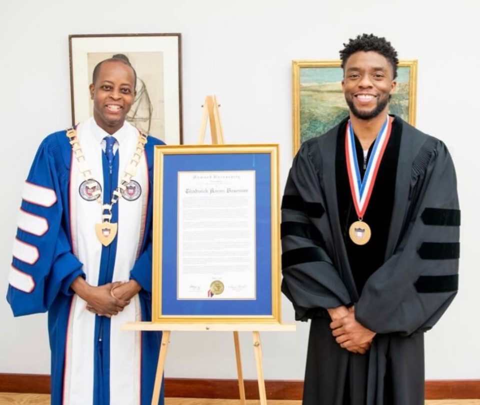 Howard University Wayne Frederick and Chadwick Boseman