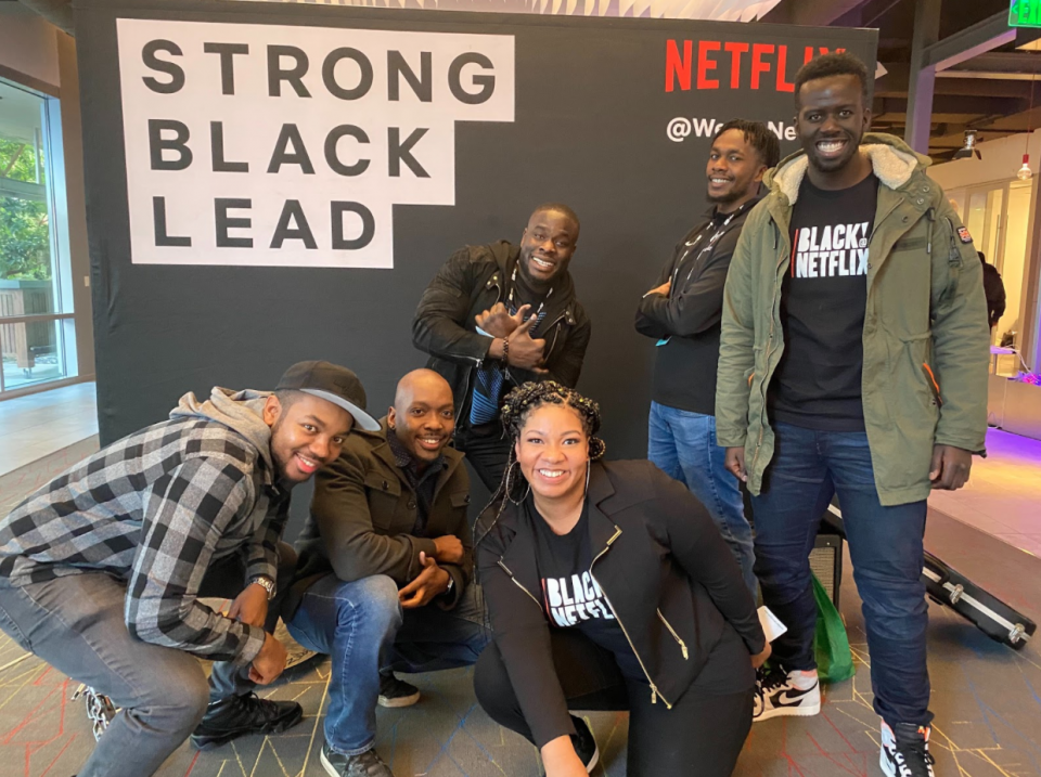 Netflix employees and devColor members at an event held at our Los Gatos office in January.