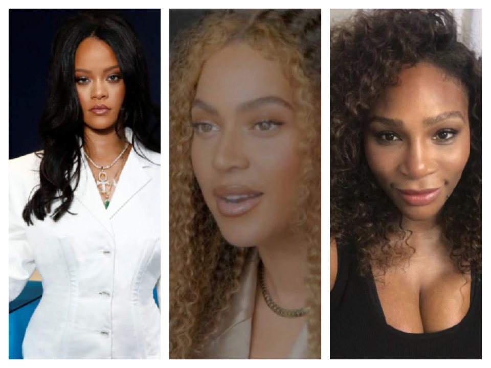 Rihanna, Beyonce, Serena