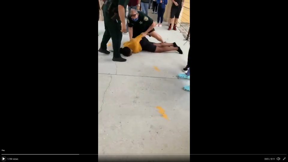 Florida Deputy Slam Black Girl