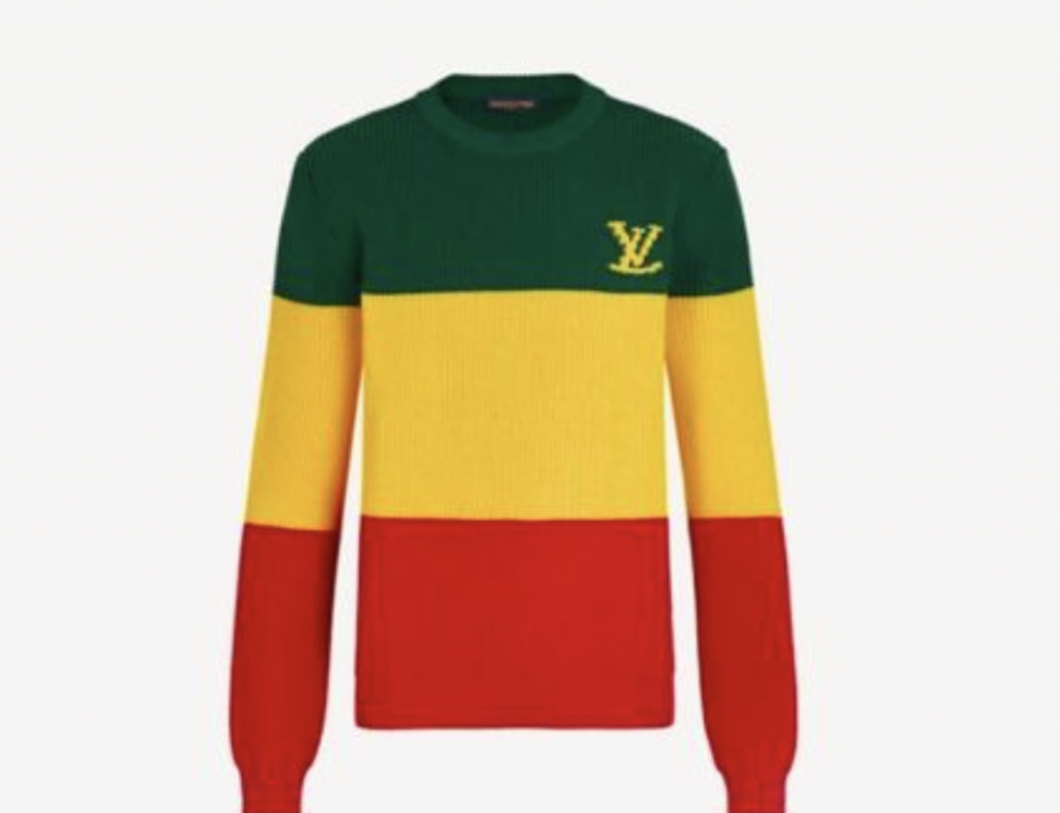 Jamaica flag Jamaican brand Jamaican Louis Vuitton sweater