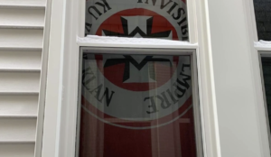 Je Donna Dinges Grosse Pointe Park KKK flag neighbor police