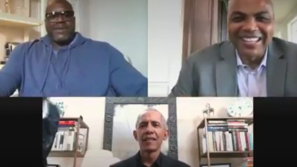 Shaquille O'Neal, Charles Barkley, Barack Obama