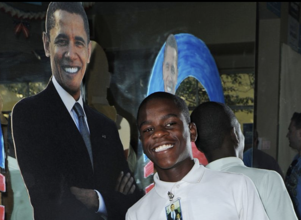 Damon Weaver Canal Point Elementary SchoolBarack Obama president interview Candace Hardy