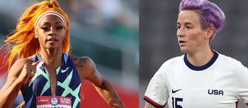 Sha'Carri Richardson Megan Rapinoe