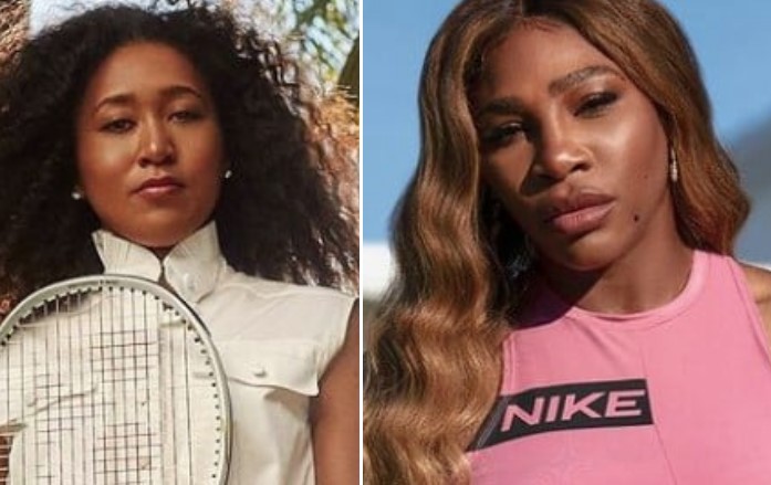 Naomi Osaka and Serena Williams