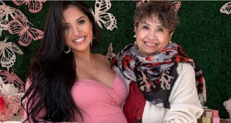 Vanessa Bryant and her mom Sofia Laine