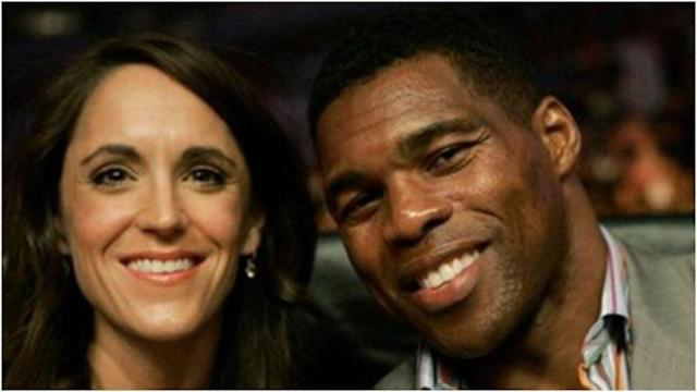 Julie Blanchard and Herschel Walker