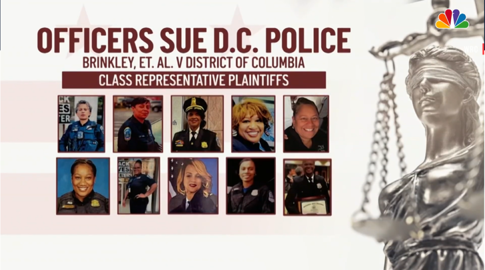 Class Action Lawsuit 10 DC Police officers (screenshot)