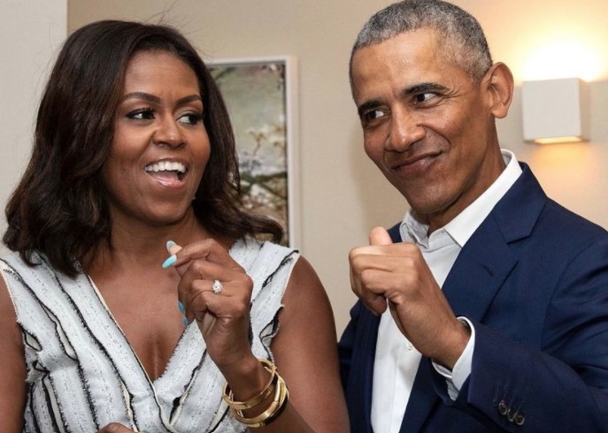 Michelle and Barack Obama