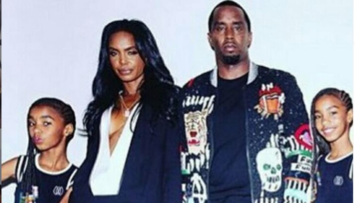 Diddy and Kim Porter