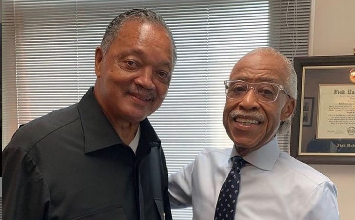 Reverend Jesse Jackson and Al Sharpton