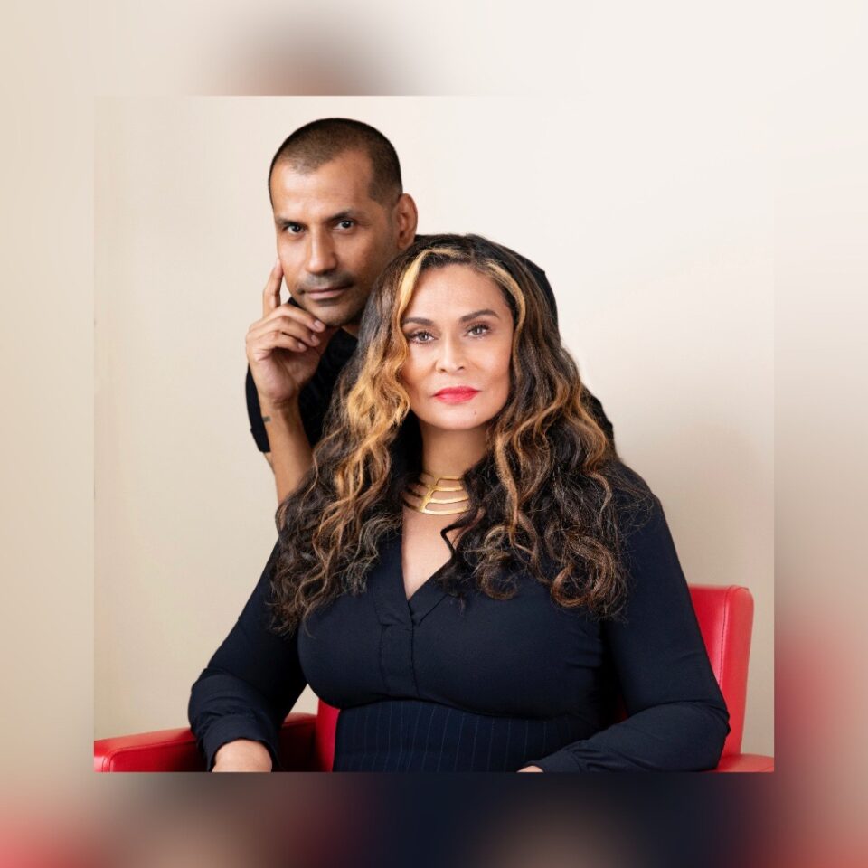 Tina Knowles Lawson and celebrity hairstylist Neal Farinah