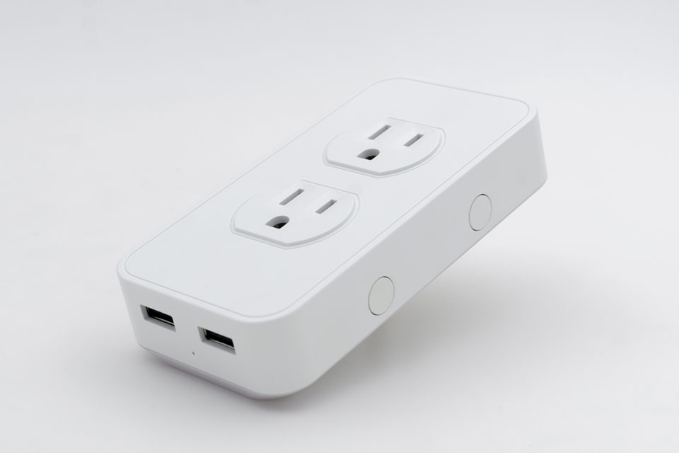 Dual smart power outlet