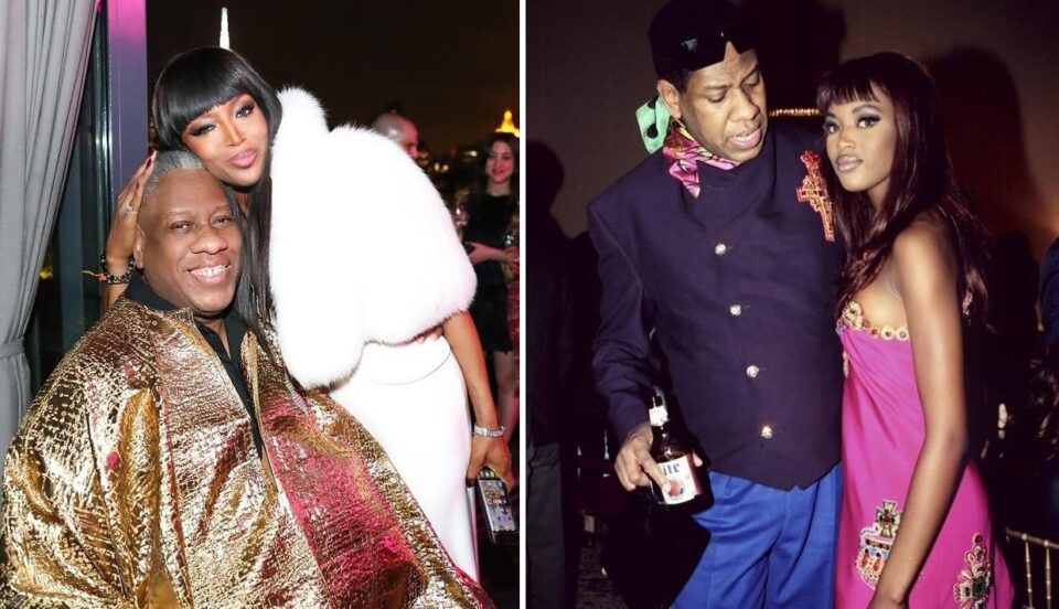 Naomi Campbell and Andre Leon Talley