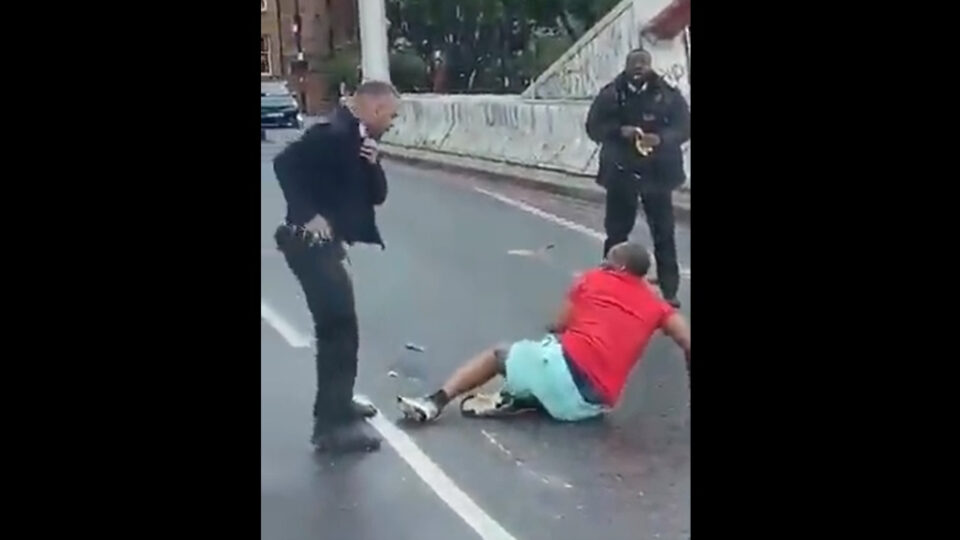 Black man tasered London River