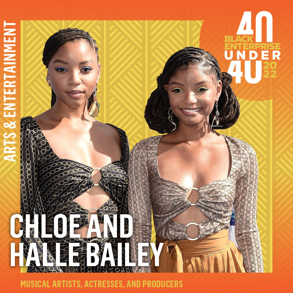 Chloe and Halle Bailey