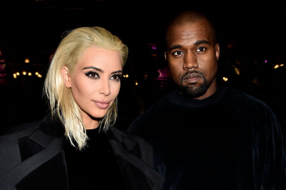 Kanye West and Kim Kardashian