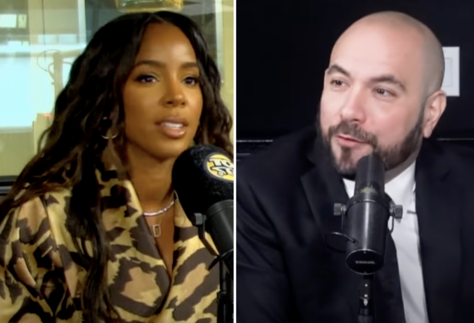 PHOTO OF Kelly Rowland beside photo of Peter Rosenberg