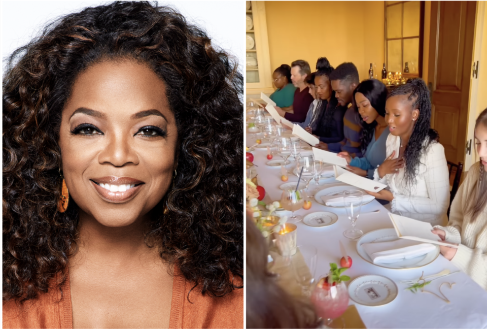 Oprah Winfrey and Guests at 2022 Thanksgiving celebration
