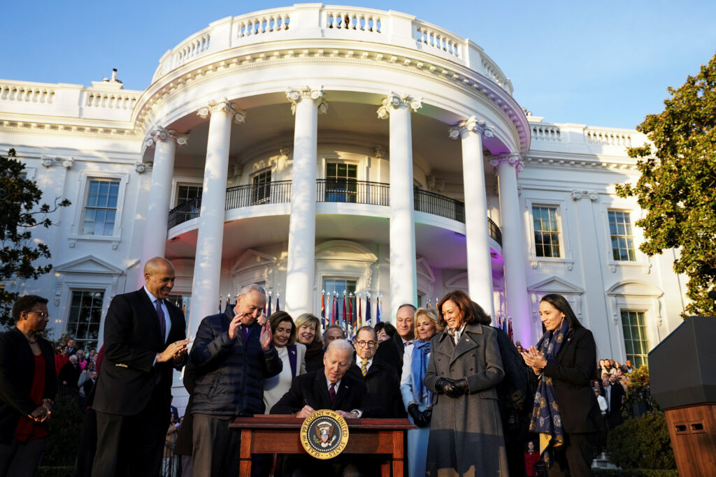 U.S. President Biden signs "Respect for Marriage Act" at the White House in Washington