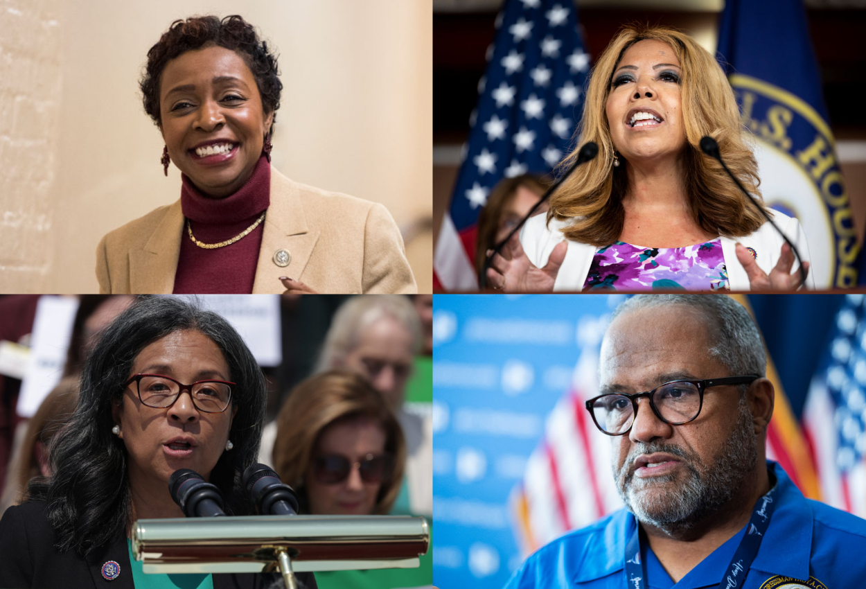 Rep. Yvette Clark (D-N.Y.), Rep. Troy Carter (D-La.), Rep. Lucy McBath (D-Ga.), Rep. Marilyn Strickland (D-Wash)