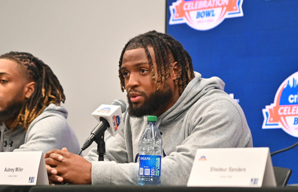 Aubrey Miller Jr. at team press conference