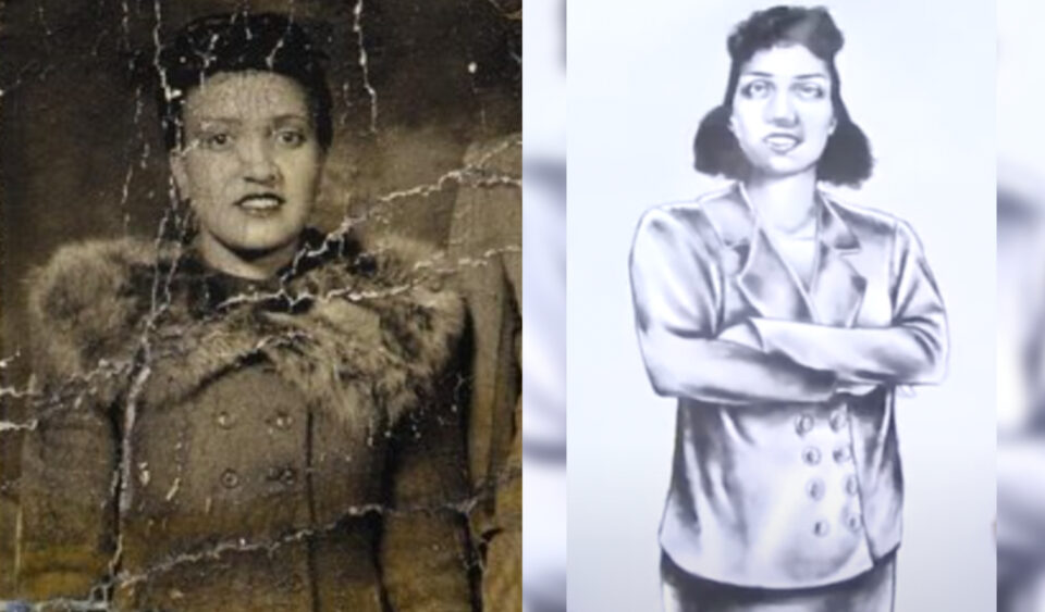 Henrietta Lacks; a sketch of Henrietta Lacks statue