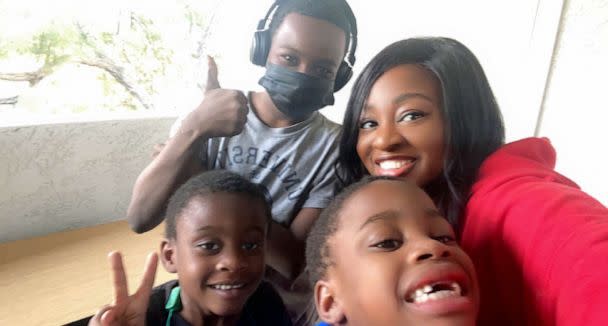 Kayla Howard with her sons