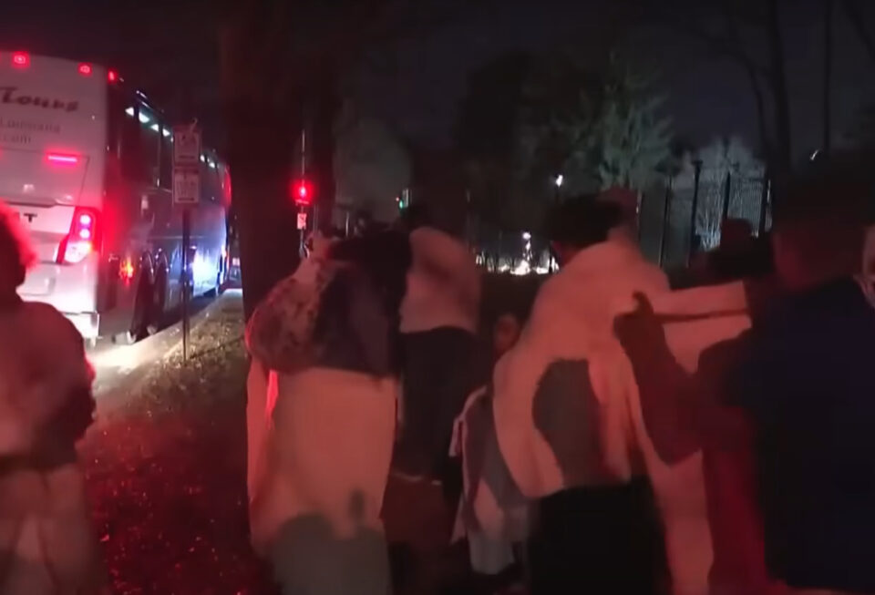 Migrants at Kamala Harris Residence on Christmas Eve