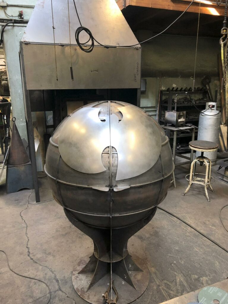 THE LEGACY GLOBE BEFORE FINISHING