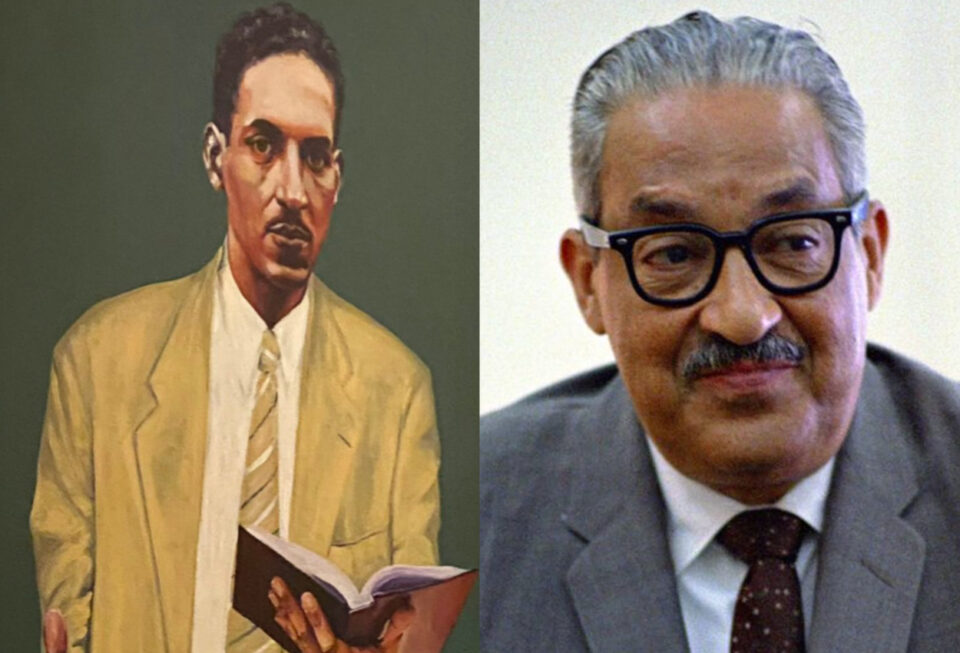 Thurgood Marshall painting