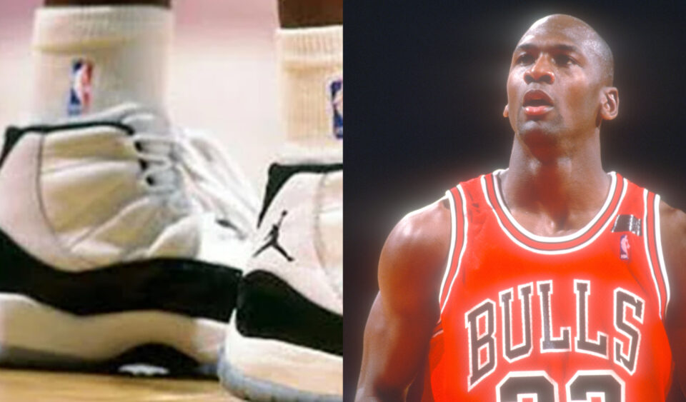 Michael Jordan and pair of Concords