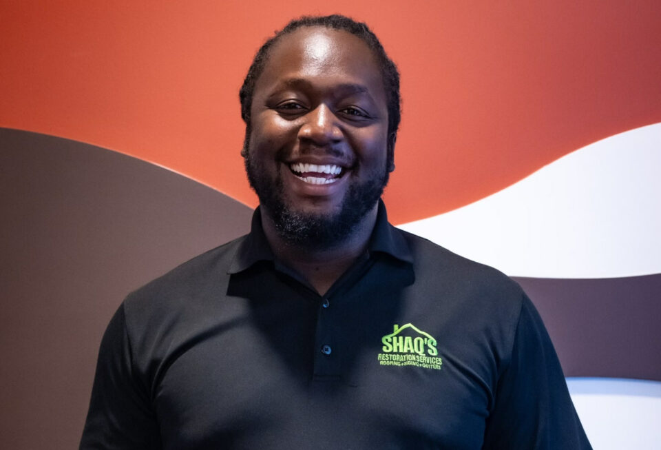 Sheku Bangura, aka "Shaq The Roof Guy"