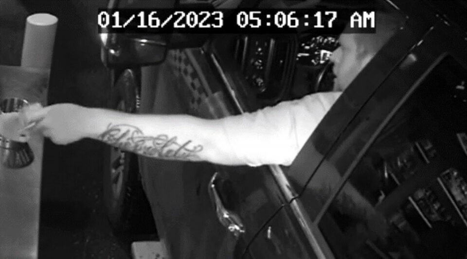 man attempting to abduct barista through drive-thru